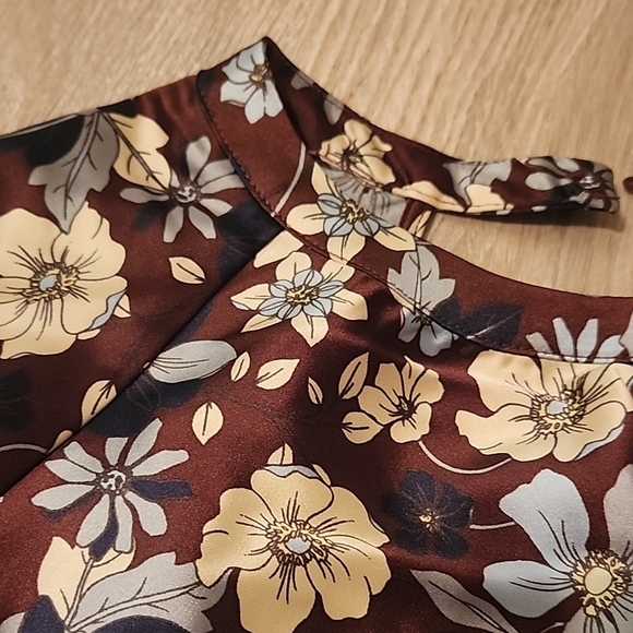 Sexy Floral Patterned Dress Future Collective Reese Blutstein 18 Open Back - Picture 2 of 7